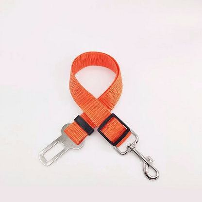 Bilbälte för hund och katt – orange