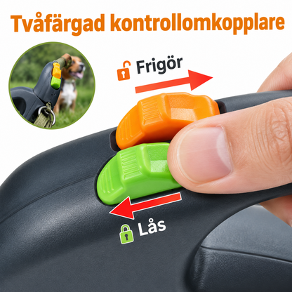 Dubbelt rullkoppel – två låsknappar för varje koppel