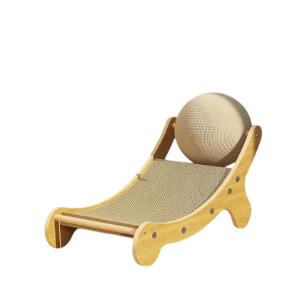 Luddfri Premium Kattsäng (XL) – Naturlig Hampa & Sisal