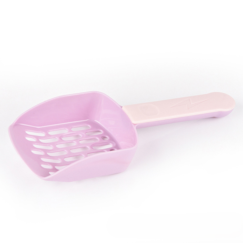 Kattspade i ljuslila och rosa – djup sandskopa för kattlåda, 25 cm